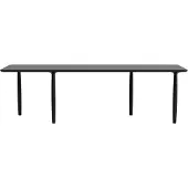NORR11 Oku Dining Table 95x250 Cm - Eettafels & bartafels Multiplex Black - W3OKU33078FSCOBLNO00000