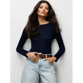 MixRay Slim Fit Boothals Blouse
