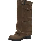 Bershka Cowboylaarzen donkerbruin