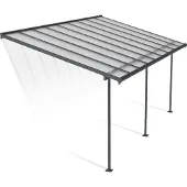 Canopia By Palram Aluminium terrasoverkapping Sierra Palram - Canopia 3 x 5,46 grijs