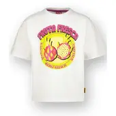 Vingino Shirt 'Hanrieke' geel / pink / knalrood / wit