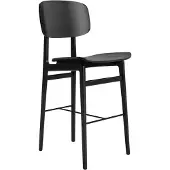 NORR11 Ny11 Bar Stool - Barkrukken Staal Black Oak - W1NY112248FSCOBLNO00000