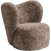NORR11 Little Big Chair Armchair - Fauteuils Ijzer Sahara - W1BIG14094FUUPSWSHSAHAR
