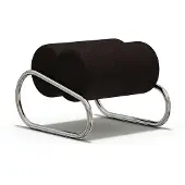 NORR11 Fave Footstool - Voetenbanken Metaal Baru - W1FAV14018CHMECRKVBA390