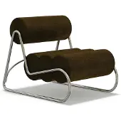 NORR11 Fave Armchair - Fauteuils Metaal Alpaca - W1FAV14008CHMECROMO1110