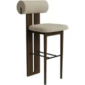 NORR11 Hippo Bar Stool - Barkrukken Eiken Dark Smoke - W1HIP12340FSCODSBABA003