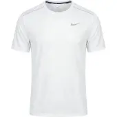 Nike Functioneel shirt 'MILER' grijs / wit