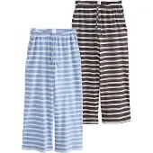 Next Pyjamabroek lichtblauw / bruin / wit