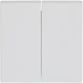 Busch-Jaeger 2CKA001751A3024 Serietoets Afdekking Wit, Verkeerswit 1 stuk(s)