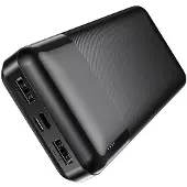 Hoco Powerbank 2x USB snellader 20.000 Mah Black