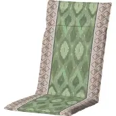 Madison - Hoge rug - Ikatin green - 120x50 - Groen