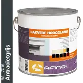 Afinol Hoogglans Lakverf Antracietgrijs (RAL 7016) 2,5 liter