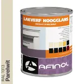 Afinol Hoogglans Lakverf Parelwit (RAL 1013) 750 ml