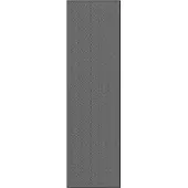 vidaXL Deurmat 115x300 cm antracietkleurig