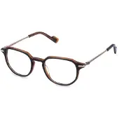 Sting Bril - - VST598 - Acetaat - Zwart (Top nero+avana) - Rond