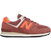 New Balance Sneakers laag '574' oranje / bourgogne