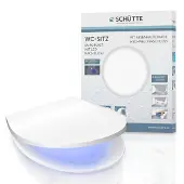 Schutte Blakely softclose toiletzitting met quick release en LED-verlichting wit glans