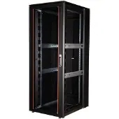 Roline 19-inch netwerkkast Pro 42 U , 800x1000 BxD Glazen deur zwart