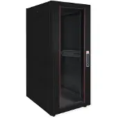 Roline 19-inch netwerkkast Basic 32 U, 600x600 BxD Glazen deur zwart