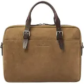 Castelijn & beerens Veneto Nubuck Laptopbag 15.6" taupe