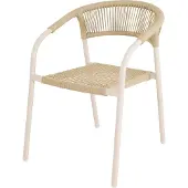 Les Nagano - Stapelstoel - Aluminium frame - Beige