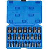 Datona Dolgedraaide Bouten Verwijderset - 25-delig Tapset - Geschikt voor Bouten van 3 tot 22 mm