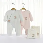 VBM meisjes babypyjama - zalig zacht - 1-2 maand