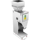 OEM Intelligente weegafvulmachine, 200W vermogen, instelbaar vulbereik, zilverkleurig
