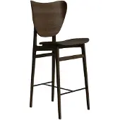 NORR11 Elephant Bar Stool Dark Oak - Barkrukken Massief Eiken Dark Smoke - W1ELE12041FSCODSNO00000