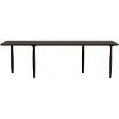 NORR11 Oku Dining Table 95x250 Cm - Eettafels & bartafels Multiplex Dark Smoke - W3OKU33078FSCODSNO00000