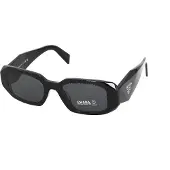 Prada PR17WS 1AB5S0 zwarte donkergrijze zonnebril