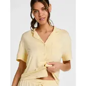 Hunkemoller Slaapshirt lichtgeel