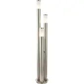 Globo Lighting 3-lichts tuinlamp Boston RVS