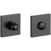 Aprile Comfort WC garnituur rozet 53x53x7mm zwart Toilet Rozet