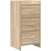 vidaXL Dressoir Sonoma Eiken 40 x 36 x 80 cm Bewerkt hout
