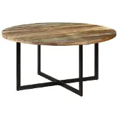 Prolenta Maison Exclusive - Eettafel 110x75 cm, massief gerecycled hout