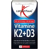 Lucovitaal Vitamine K2 + D3 - 60 Capsules