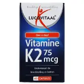 Lucovitaal Vitamine K2 75 mcg - 60 Capsules
