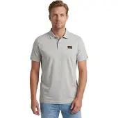 PME Legend t-shirt grijs ronde hals gemêleerd
