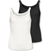 ONLY GIRLS Top 'KOGJill' zwart / wit
