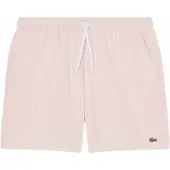 Lacoste Zwembroek Men MH9089 Striped Textured Blanc/Rose-XL