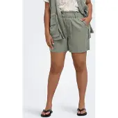 ONLY Carmakoma Carzanzi Regular Fit Shorts Dames Grijs 48