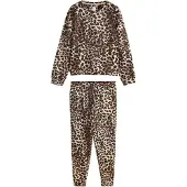 Next Pyjama crème / chocoladebruin / zwart