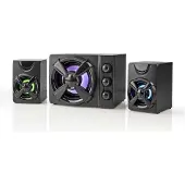 Nedis Gaming 2.1 PC-luidspreker set met LED | 3,5mm | 33W