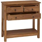 vidaXL Dressoir Naturel 79 x 35 x 80 cm Massief Teakhout