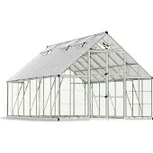 Palram - Canopia Tuinkas Balance 484x304x257 - Hybride - Zilver - 304x484x252 Cm