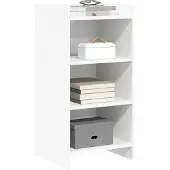 vidaXL Dressoir Wit 40 x 36 x 80 cm Bewerkt hout