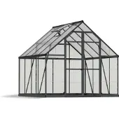 Palram - Canopia Tuinkas Balance 8x8 - Hybride - Grijs - 244x247x229cm