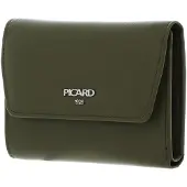 PICARD Leren portemonnee Bingo Flap Wallet Olive olijfgroen