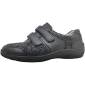 Waldlaufer 312H01 Memphis Perustr. Taipei Klittenbandschoenen | Maat 7 Dames Zwart